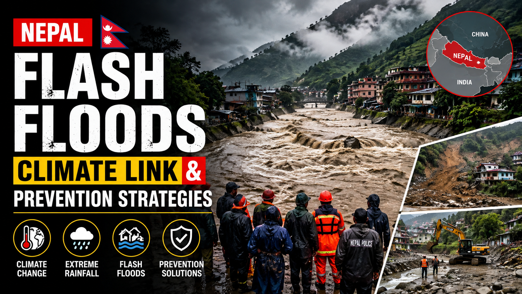 Nepal flash floods — Nepal Flash Floods: Climate Link & Prevention Strategies