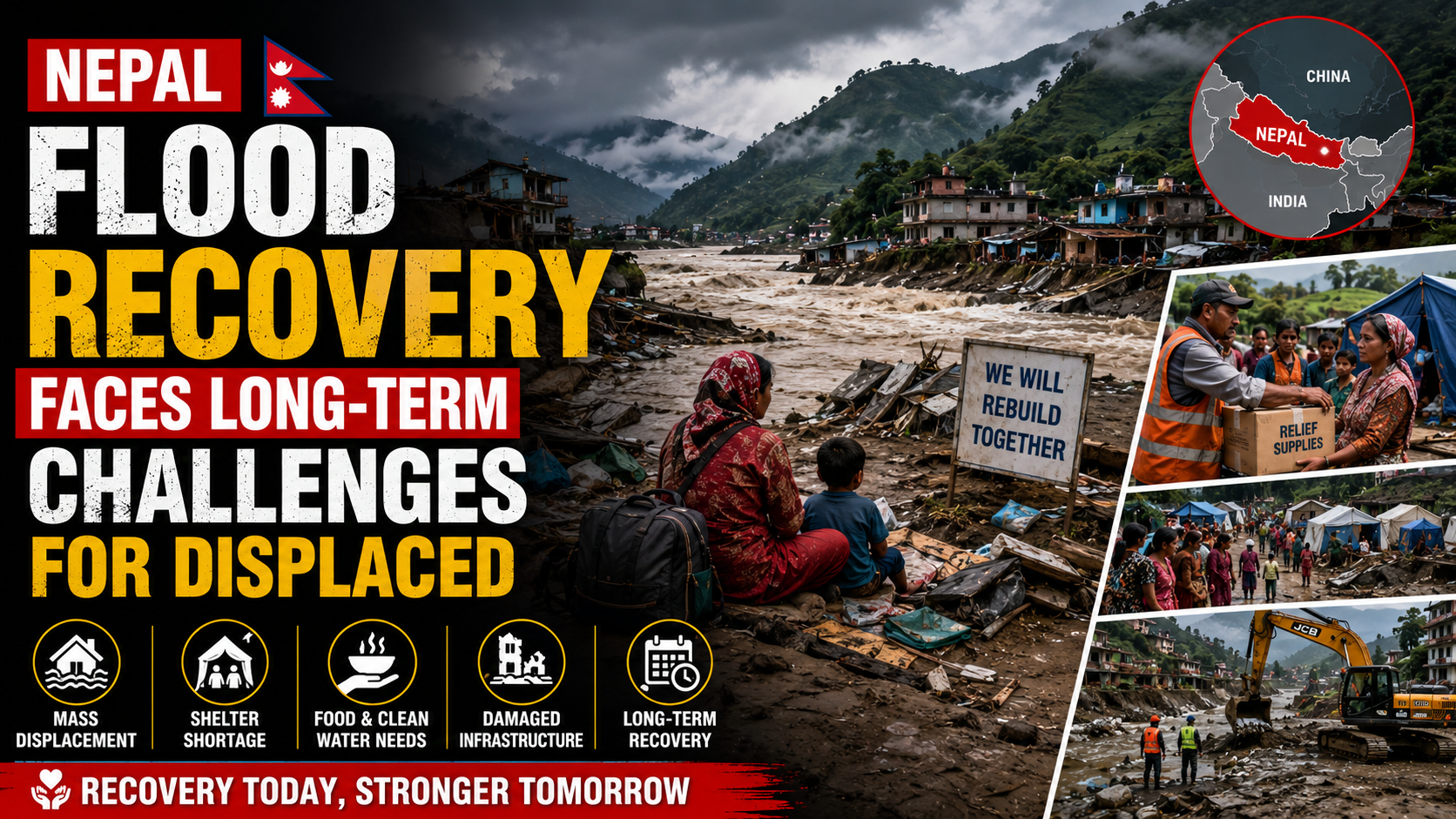 Nepal flood recovery — Nepal Flood Recovery Faces Long-Term Challenges for Displaced
